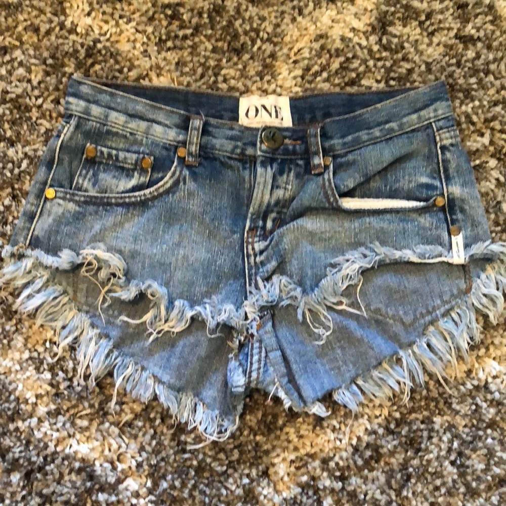 One Teaspoon Denim Shorts